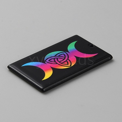 Printed Acrylic Pendants OACR-WH0036-23U-1