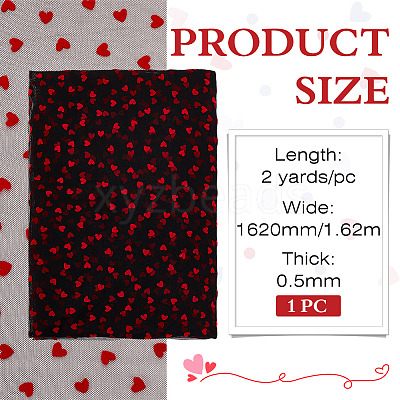 Polyester Mesh Lace Fabric DIY-WH0504-330D-1
