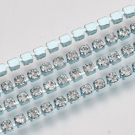 Electrophoresis Iron Rhinestone Strass Chains CHC-Q009-SS8.5-A01-1