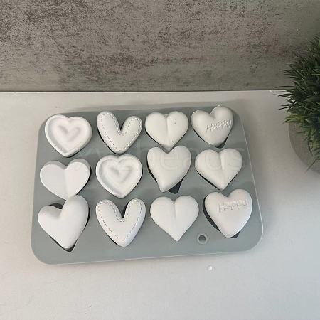 Heart Food Grade Silicone Molds X1-DIY-A051-02C-1