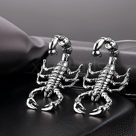 Zinc Alloy Scorpio Stud Earrings for Women PW-WGEECCA-01-1