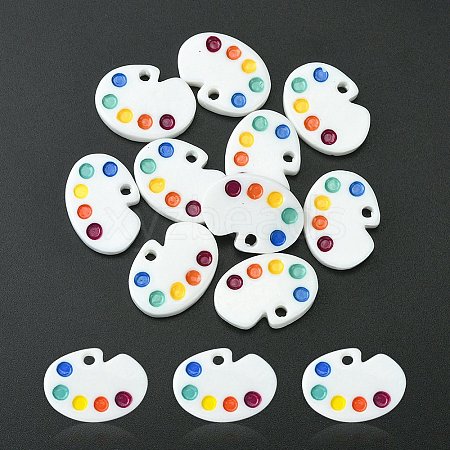 Opaque Resin Pendants CRES-YW0001-09-1