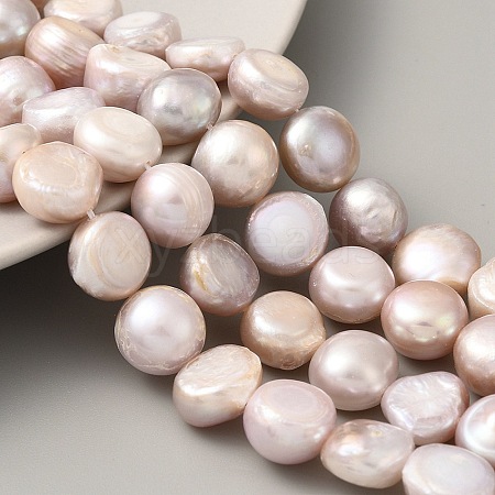 Natural Cultured Freshwater Pearl Beads Strands PEAR-A006-13D-1