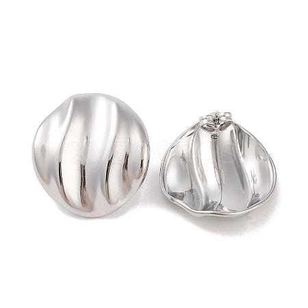 Non-Tarnish 304 Stainless Steel Stud Earrings for Women EJEW-Z049-07P-1