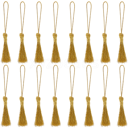60Pcs Polyester Tassel Pendant Decorations AJEW-GF0010-90-1