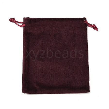 Velvet Jewelry Drawstring Storage Pouches ABAG-P013-02C-04-1