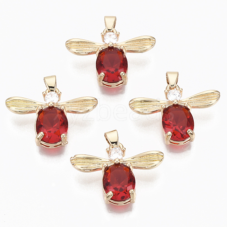 Glass Pendants GLAA-T021-06C-1