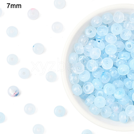 166Pcs 50G Transparent Acrylic Beads OACR-YW0003-77C-1