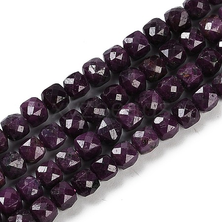 Natural Ruby Beads Strands G-P553-E05-03-1