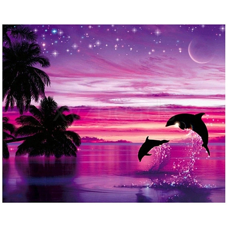 Dolphin DIY Diamond Painting Kit PW-WG0C675-01-1