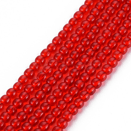 Glass Beads Strands GLAA-N041-008I-1