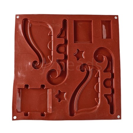 Square Cake DIY Food Grade Silicone Mold DIY-K075-13-1