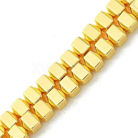 Electroplated Synthetic Non-Magnetic Hematite Beads Strands G-H020-I01-02-1