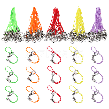 Gorgecraft 100 Strands 5 Colors Mobile Straps MOBA-GF0001-06-1