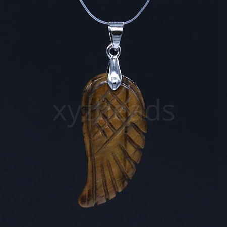 Natural Tiger Eye Pendants WI-PW0001-085J-1