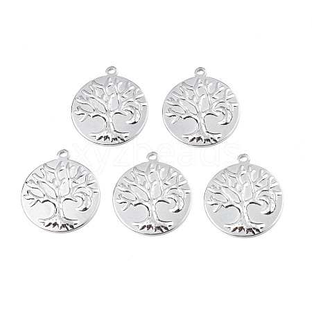 Non-Tarnish 201 Stainless Steel Pendants STAS-T063-186P-1