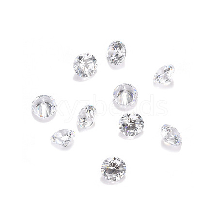 Cubic Zirconia Cabochons X-ZIRC-M002-3mm-007-A-1