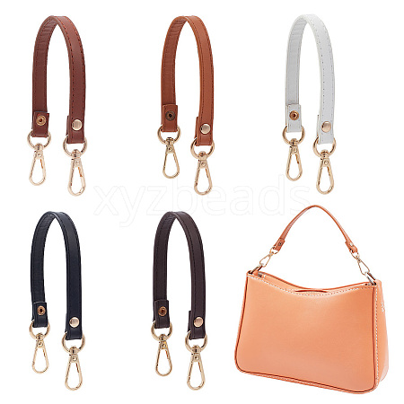 WADORN 10Pcs 5 Colors Imitation Leather Short Bag Straps PURS-WR0001-22-1