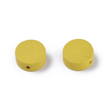 Natural Wood Beads WOOD-P014-J01-1