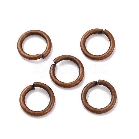 Brass Saw Cut Open Jump Rings KK-G514-01I-R-1