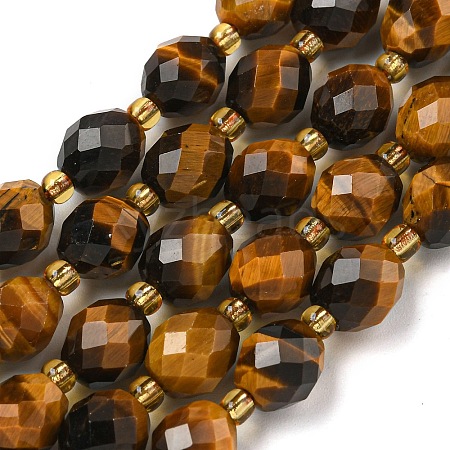 Natural Tiger Eye Beads Strands G-N342-60-1