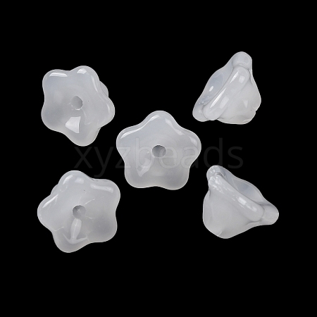 Baking Paint Transparent Glass Beads GLAA-T025-81C-01-1