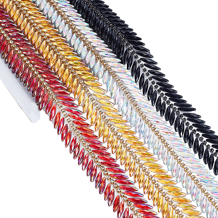 4Pcs Resin Chains OCOR-WH0110-18A-1