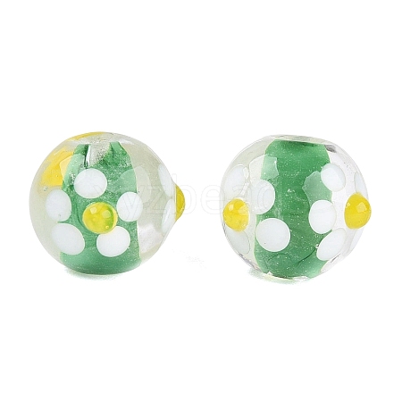 Handmade Bumpy Lampwork Beads LAMP-N042-21A-02-1