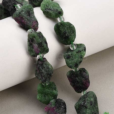 Natural Ruby in Zoisite Beads Strands GG-CBA0B77-A14-03-1