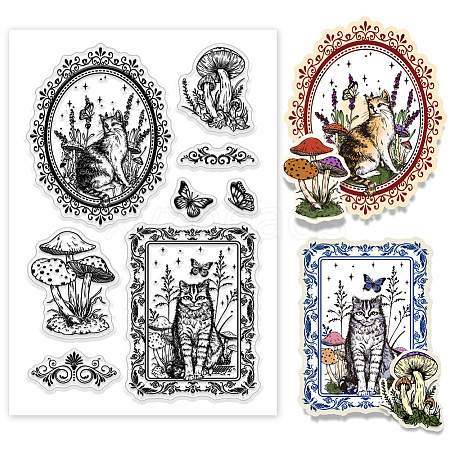 Custom PVC Plastic Clear Stamps DIY-WH0448-0416-1