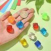 36Pcs 9 Colors Transparent Resin Pendants RESI-CJ0002-75-4