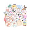 50Pcs 50 Styles Maintain Feminist Graffiti  Paper Stickers Set DIY-B059-01-1