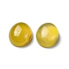 Natural Yellow Agate Cabochons G-A029-01-03-3