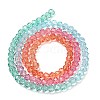 Transparent Painted Glass Beads Strands LS-DGLA-A034-T3mm-A11-5
