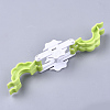 DIY ABS Plastic Knitting Loom for Making Pom Pom TOOL-T006-30-5