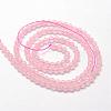 Natural Rose Quartz Beads Strands G-N0195-04-2mm-2