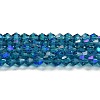 Transparent Electroplate Glass Beads Strands LS-EGLA-A039-T6mm-L01-1