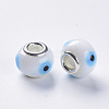 Handmade Lampwork European Beads LAMP-S193-008F-2