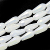 Electroplate Glass Beads Strands EGLA-Q099-A01-1