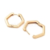 Brass Hoop Earrings EJEW-G363-04KCG-2