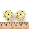 Flower Style Resin Rhinestone Beads CLAY-NH0003-05S-02-3