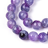 Dyed Natural White Jade Beads Strands G-T139-6mm-60-14-3