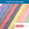  Jewelry 45M 9 Colors Polyester Ribbon OCOR-PJ0001-003-3