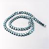 Electroplate Non-magnetic Synthetic Hematite Bead Strands G-F300-22E-2