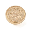 Christmas Series Wax Seal Brass Stamp Head AJEW-Z031-04G-03-2