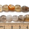 Natural Botswana Agate Beads Strands G-D081-A10-01-5