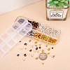 Brass Crimp Beads Covers KK-TA0007-01-5