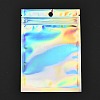Rectangle Zip Top Plastic Glitter Holographic Bags OPP-CJD0001-02B-1