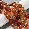 Natural Brazil Red Agate Beads Strands G-L599-A01-02-5