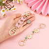 2Pcs 2 Style Alloy Enamel Chain Extenders FIND-TA0005-19-6